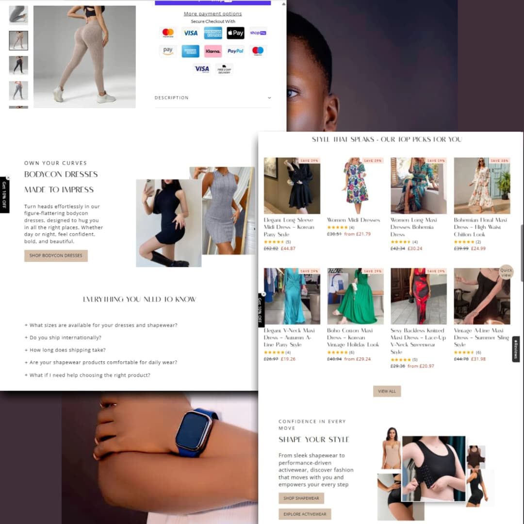 Fashion brand — redesign & CRO